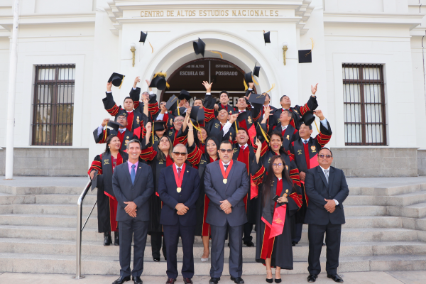 Ceremonia de clausura de la XIV Maestría en Administración y Gestión Pública con mención en Defensa Nacional